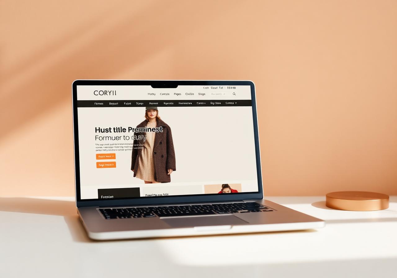 Website interface design