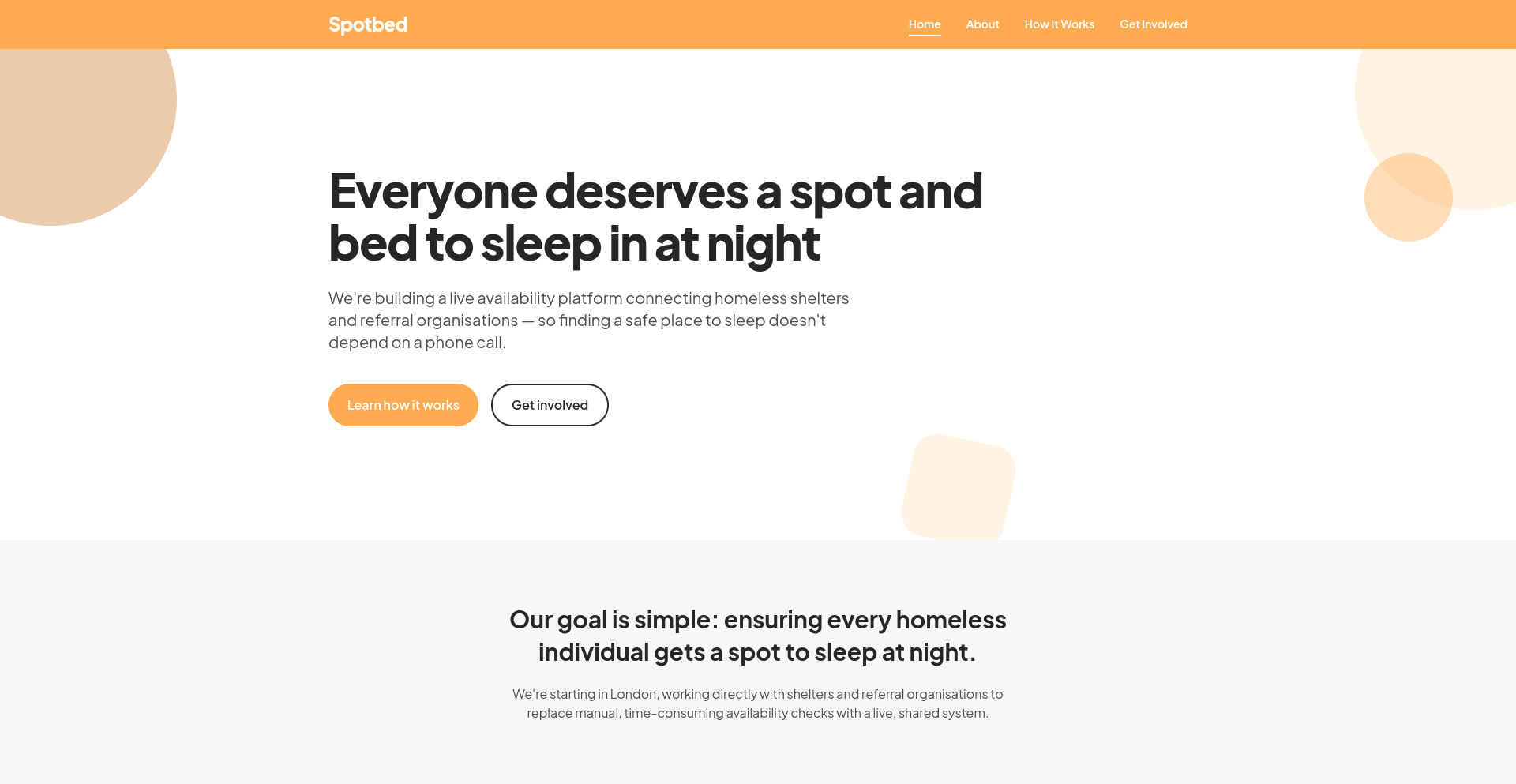 Spotbed — Service: Website Design & Development